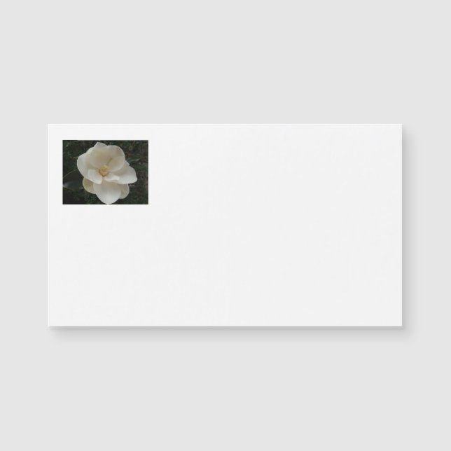 Magnolia Flower Business Cards (Front)