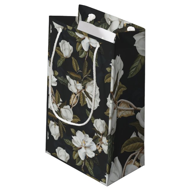 Magnolia Flower Gift Bag (Back Angled)