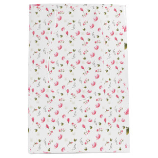 Magnolia flower gift bag, pink Magnolias Medium Gift Bag