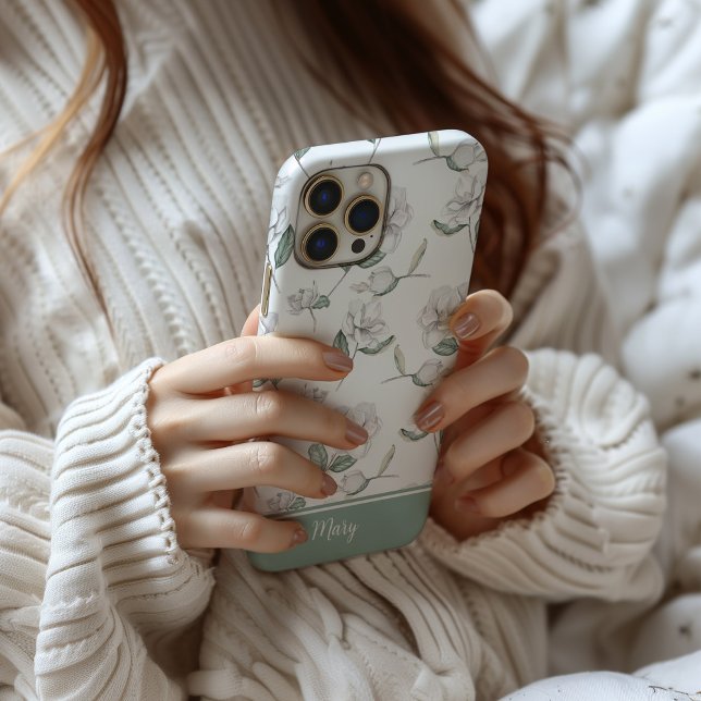 Magnolia Flower MagSafe Tough (Magnolia flower phone case)