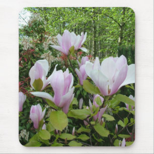 magnolia flower mouse mat