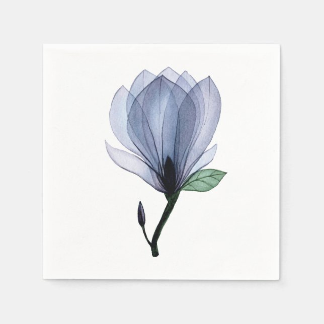 Magnolia flower napkin (Front)