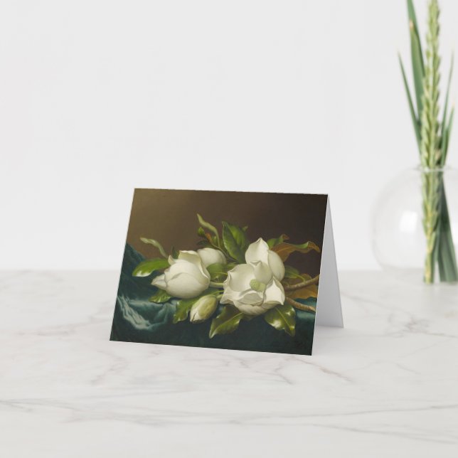 Magnolia flower  note card (Front)