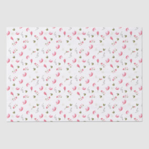 Magnolia flower tissue paper, pink Magnolias Paper