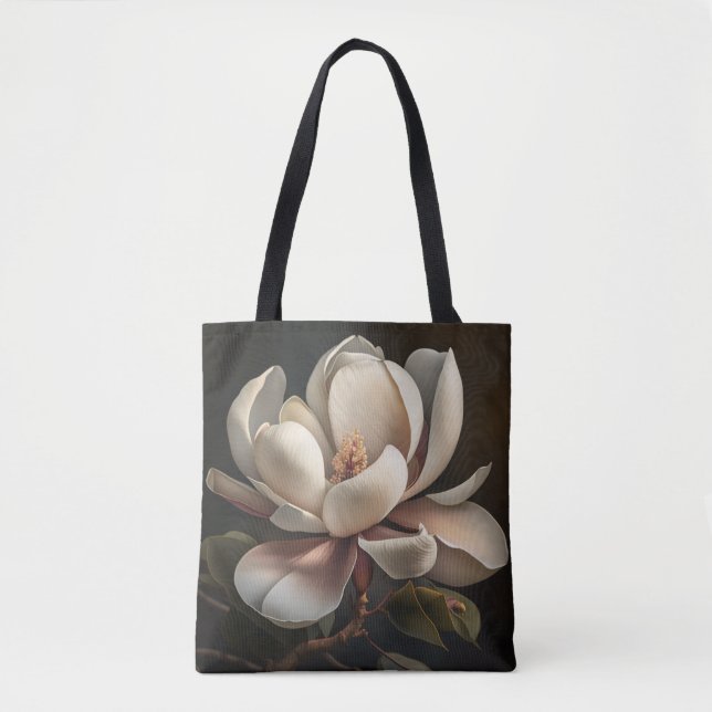 Magnolia Flower Tote (Front)