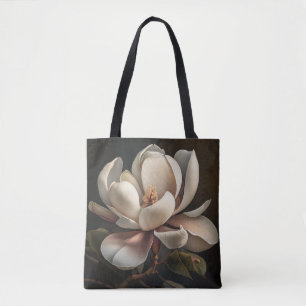 Magnolia Flower Tote Bag