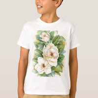Magnolia Flower Watercolor Art - Multi