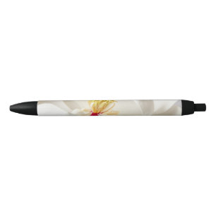 Magnolia Flower White Magnolias Floral Blossom Black Ink Pen