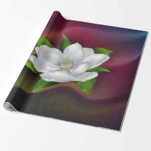 Magnolia Flower Wrapping Paper
