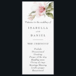 Magnolia Flowers Modern Simple Wedding Programs Programme<br><div class="desc">This simple elegant wedding programs will be great for a modern wedding. You can easily customise this design by adding the couple's names and the details about the Ceremony and Wedding Party. These program fans are great for outdoor wedding and will help your wedding guests keep cool. You can change...</div>