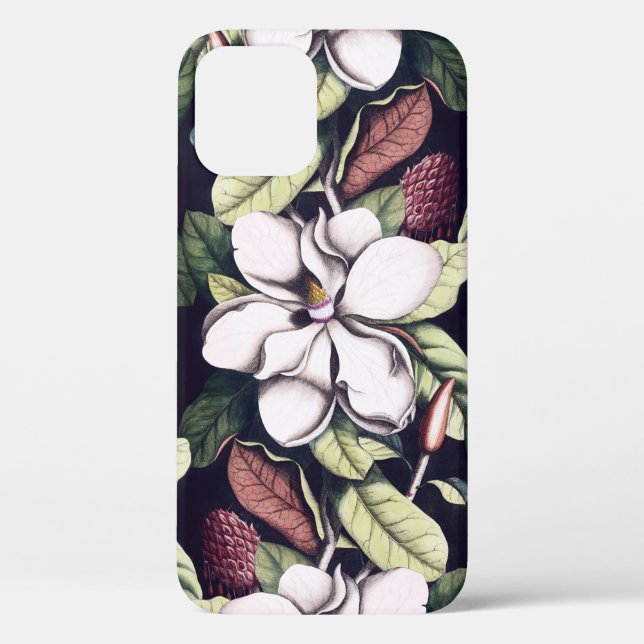 Magnolia Flowers Pattern  Case-Mate iPhone Case (Back)