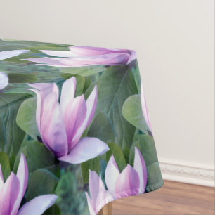 Magnolia Flowers Pattern Tablecloth