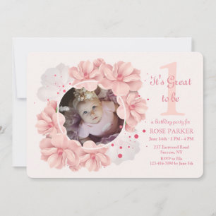 Magnolia Frame Photo Invitation