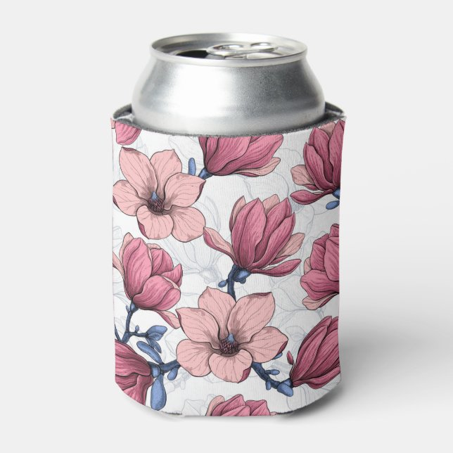 Magnolia garden 2 can cooler (Can Front)