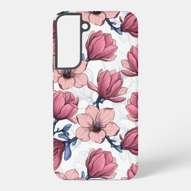 Magnolia garden 2 samsung galaxy s22+ case (Back)