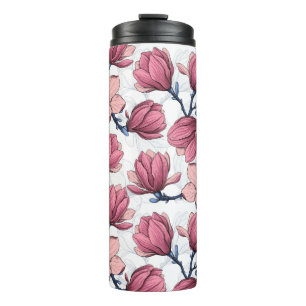 Magnolia garden 2 thermal tumbler