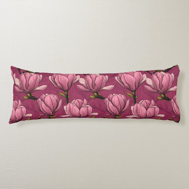 Magnolia garden body cushion (Front)