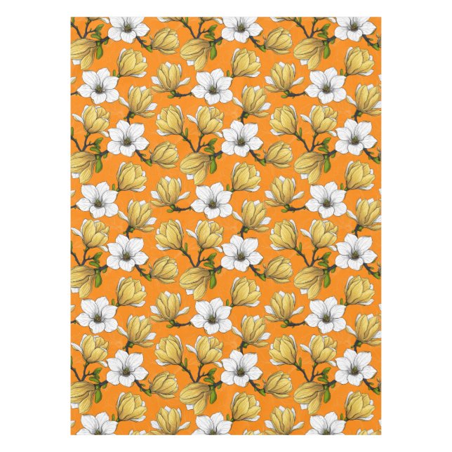 Magnolia garden in yellow tablecloth (Front)