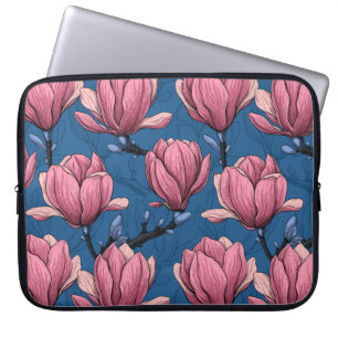 Magnolia garden laptop sleeve