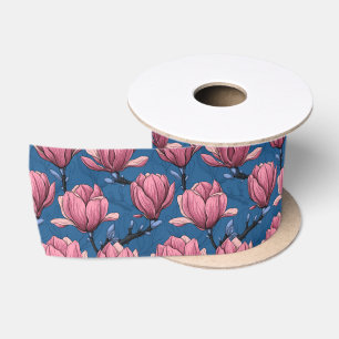 Magnolia garden satin ribbon