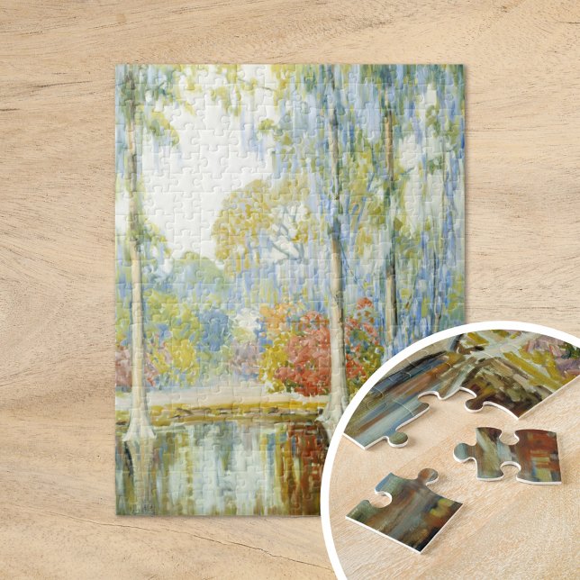 Magnolia Gardens | Alfred Hutty Jigsaw Puzzle (Creator Uploaded)