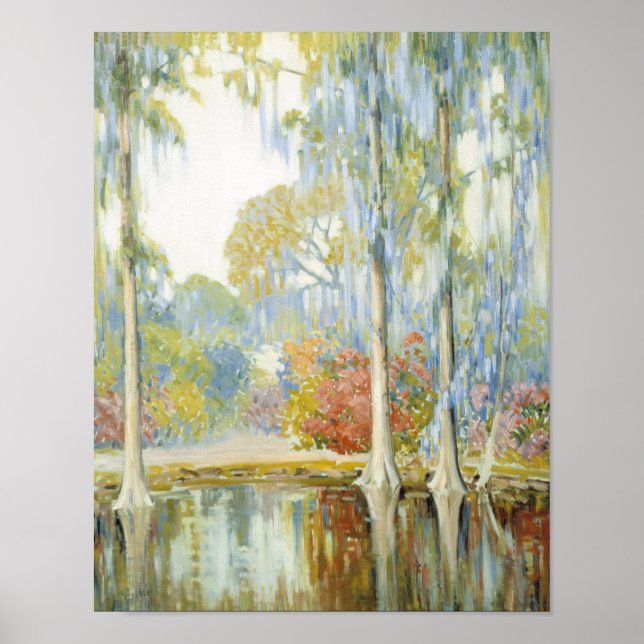 Magnolia Gardens Alfred Hutty Poster (Front)