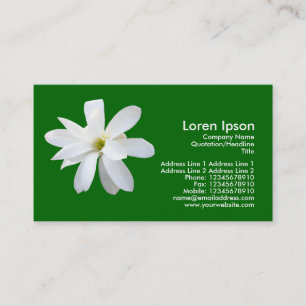Magnolia - Grass Green Business Card