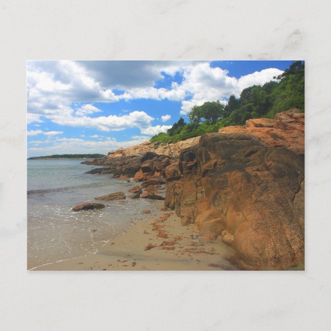 Magnolia Grey Beach Manchester by the Sea Postcard (Front)