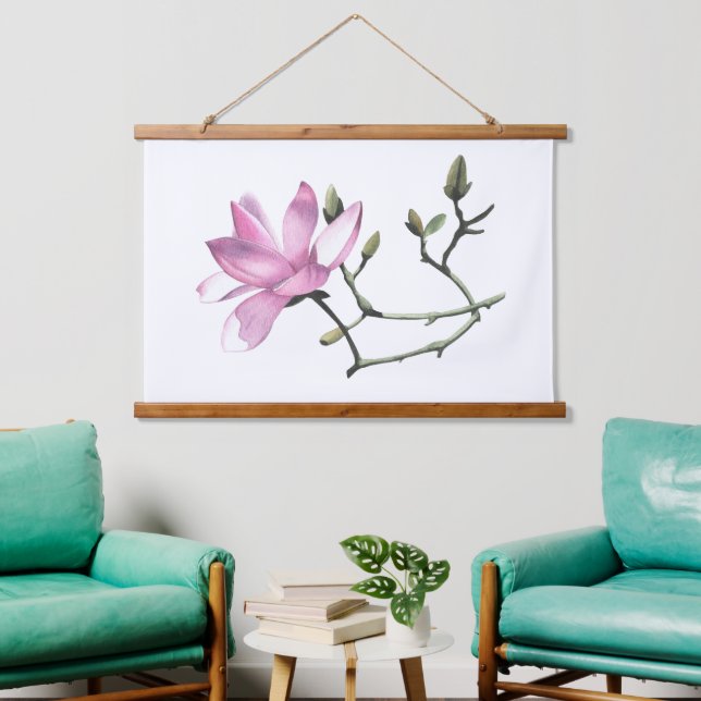 Magnolia Hanging Tapestry (Living Room)