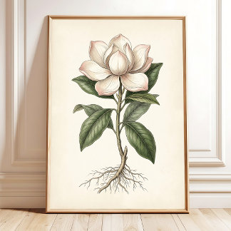 Magnolia Home Decor Botanical Canvas Print
