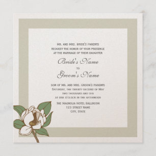 Magnolia Invitation