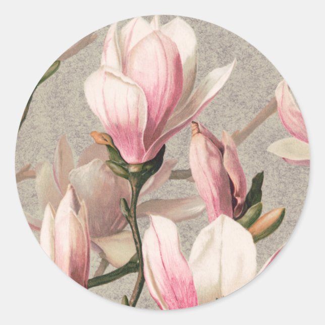 Magnolia - L. Prang & Co Classic Round Sticker (Front)