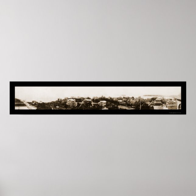 Magnolia MA Oceanside Photo 1907 Poster (Front)