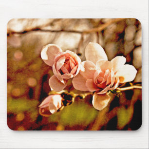 Magnolia Mood in Pink Mouse Mat