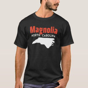 Magnolia North Carolina Usa State America Travel T-Shirt