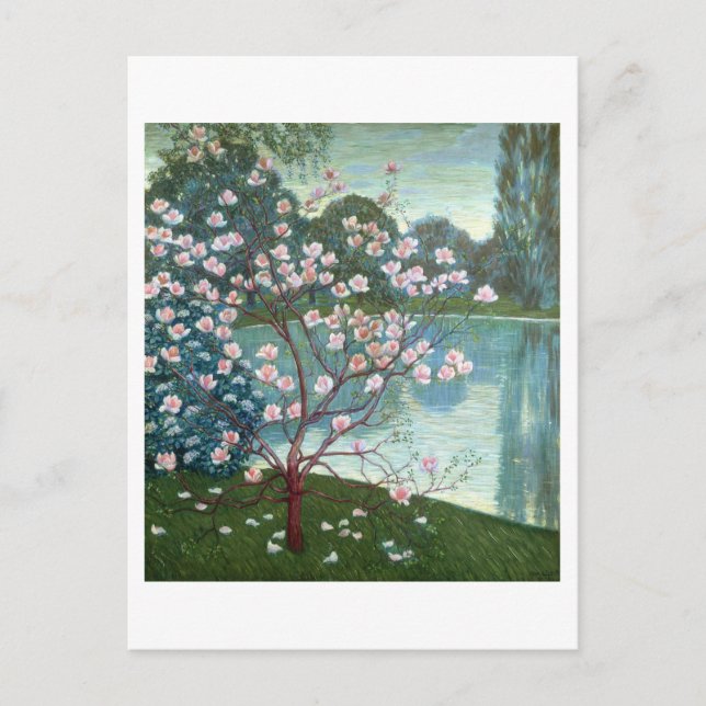 Magnolia (oil on canvas) postcard (Front)