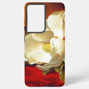 Magnolia on Red Velvet Martin Johnson Heade Samsung Galaxy Case