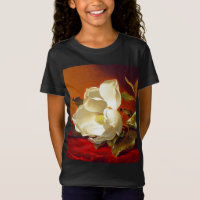 Magnolia on Red Velvet Martin Johnson Heade