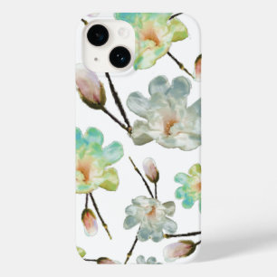 Magnolia Pattern iPhone Case