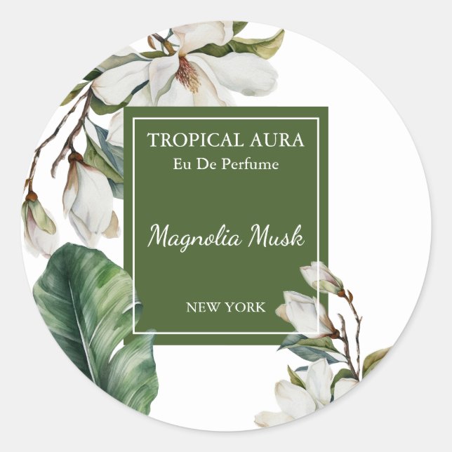 Magnolia Perfume Label (Front)