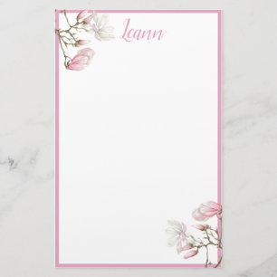 Magnolia Personalised  Stationery