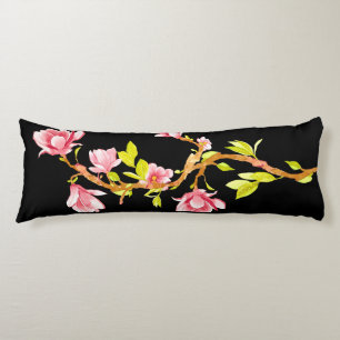 Magnolia Pillow Black