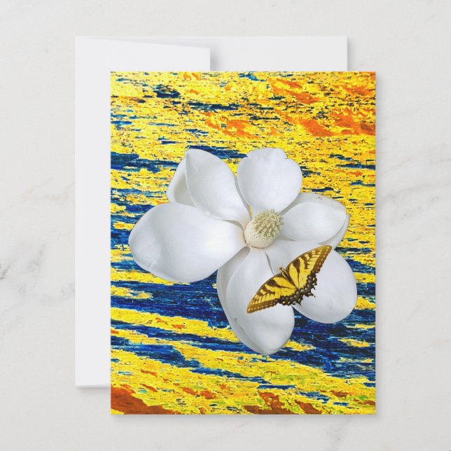 Magnolia Print, Value Poster Paper (Semi-Gloss) Card (Front)
