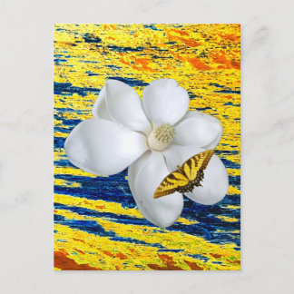 Magnolia Print, Value Poster Paper (Semi-Gloss) Holiday Postcard