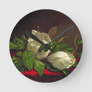 Magnolia Round Clock