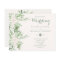 Magnolia Sage Green Floral Wedding Invites BUDGET