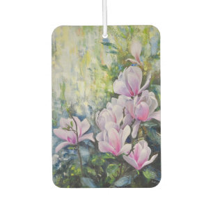 Magnolia Serenity – Floral Art by Lukian Car Air Freshener