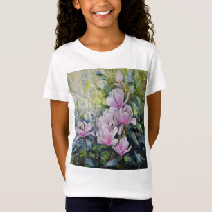 Magnolia Serenity – Floral Art by Lukian T-Shirt