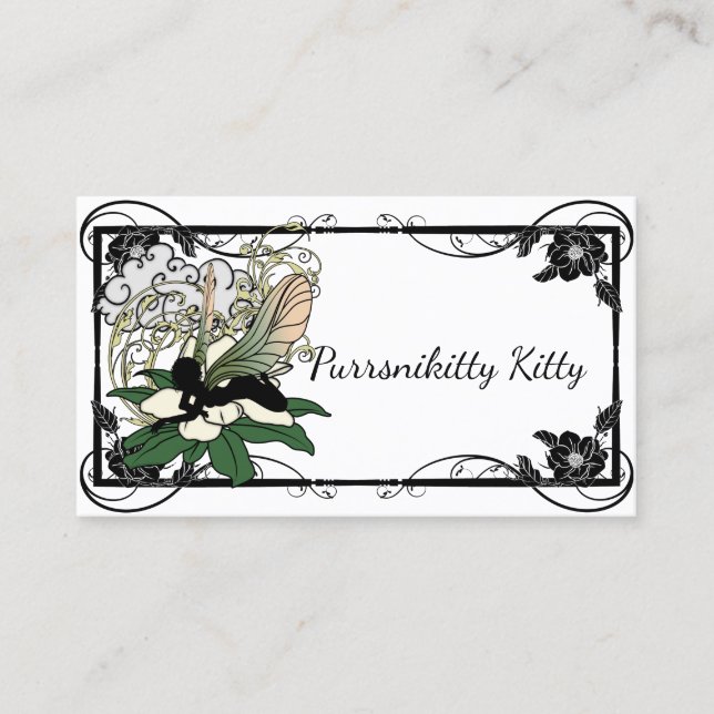 Magnolia Shadow Fairy Business Card (Front)