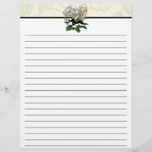 Magnolia Shadow Fairy Custom Letterhead